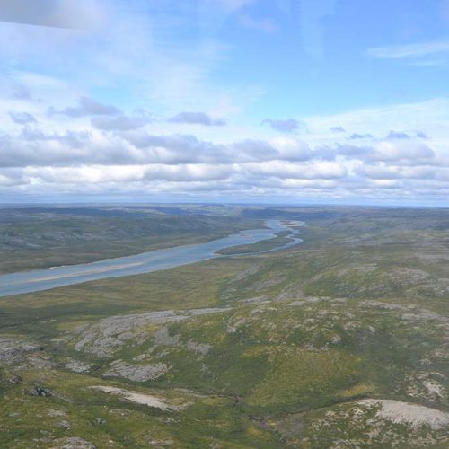 Rivière-Arnaud territorial reserve for protected area purposes (Réserve de territoire aux fins d’aire protégée de la Rivière-Arnaud) © Marianne Ricard, KRG/ARK