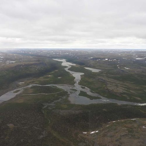 Rivière-George-Nord territorial reserve for protected area purposes (Réserve de territoire aux fins d’aire protégée de la Rivière-George-Nord) © Marianne Ricard, KRG/ARK